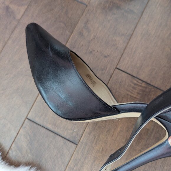 Michael Kors Black Leather Heels - Picture 5 of 16